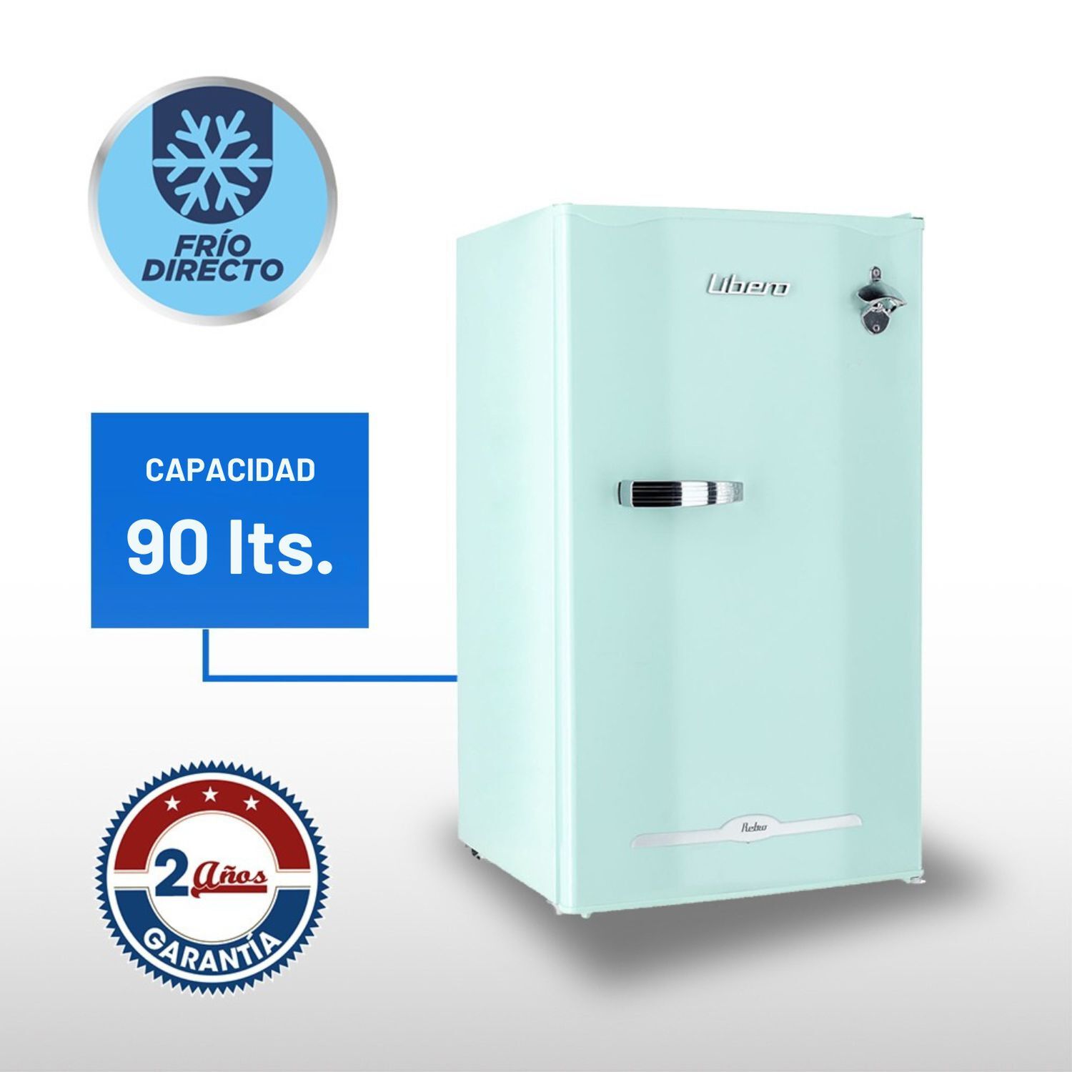 Frigobar Retro 90 Lts Lfb-90m Menta image number 5.0